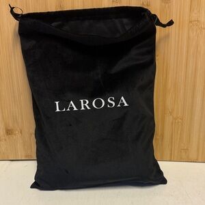 New women’s black leather Mary Jane’s 7.5 gold hardware